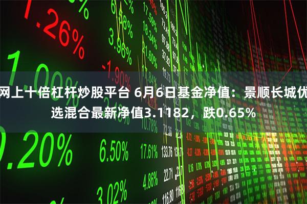 网上十倍杠杆炒股平台 6月6日基金净值：景顺长城优选混合最新净值3.1182，跌0.65%