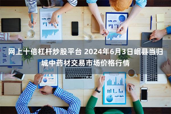 网上十倍杠杆炒股平台 2024年6月3日岷县当归城中药材交易市场价格行情