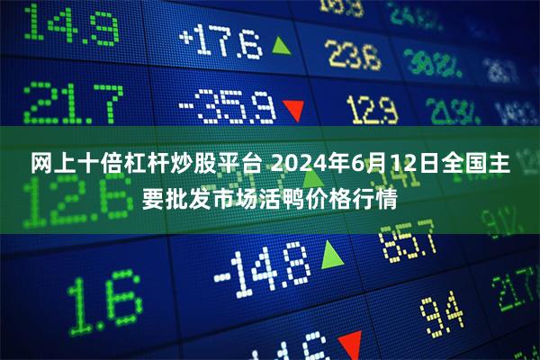 网上十倍杠杆炒股平台 2024年6月12日全国主要批发市场活鸭价格行情