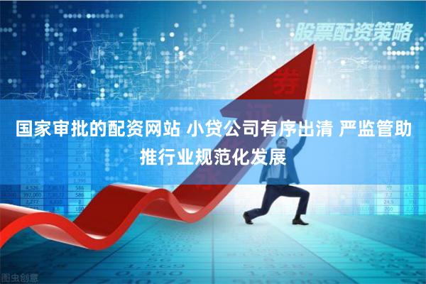 国家审批的配资网站 小贷公司有序出清 严监管助推行业规范化发展