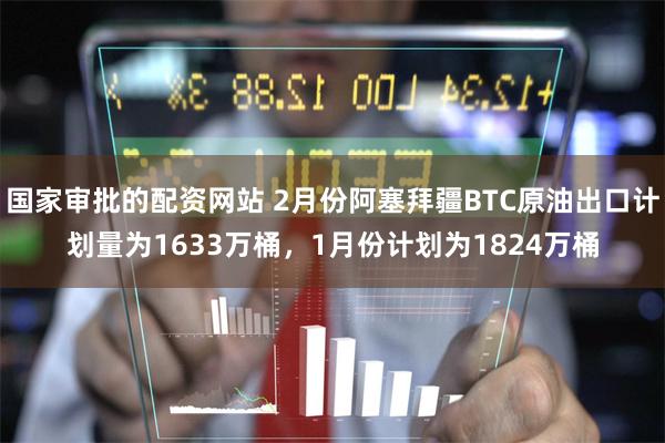 国家审批的配资网站 2月份阿塞拜疆BTC原油出口计划量为1633万桶，1月份计划为1824万桶